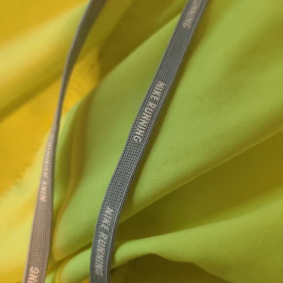 NIKE retro highlighter yellow Run and Swim Shorts - Picture 4 of 4